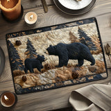 Quilted Placemat by the Black Bear Family