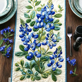 Lupinus Serenade Quilted Table Runner