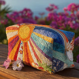 Padded Make-up Bag Boho Rays
