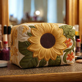 Quilted Makeup Bag Bright Blossom
