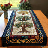 Celtic Tree Design Quilted Table Runner