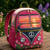 Boho Backpack — Sunset & Tulips