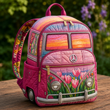 Boho Backpack — Pink Sunset
