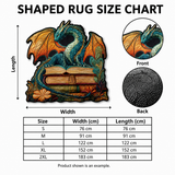 Custom Area Rug in the Shape of a Pacific Turtle