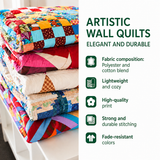 Artistic Wall Rug Blooming Wheels