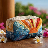 Quilted Makeup Bag Chill Wave