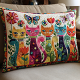 Quilted cushion cover with colorful pattern NCU0NT9933