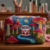 Quilted Makeup Bag Cosmic Hippie Dream