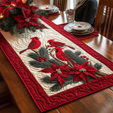 Scarlet Wing Quilted Table Runner