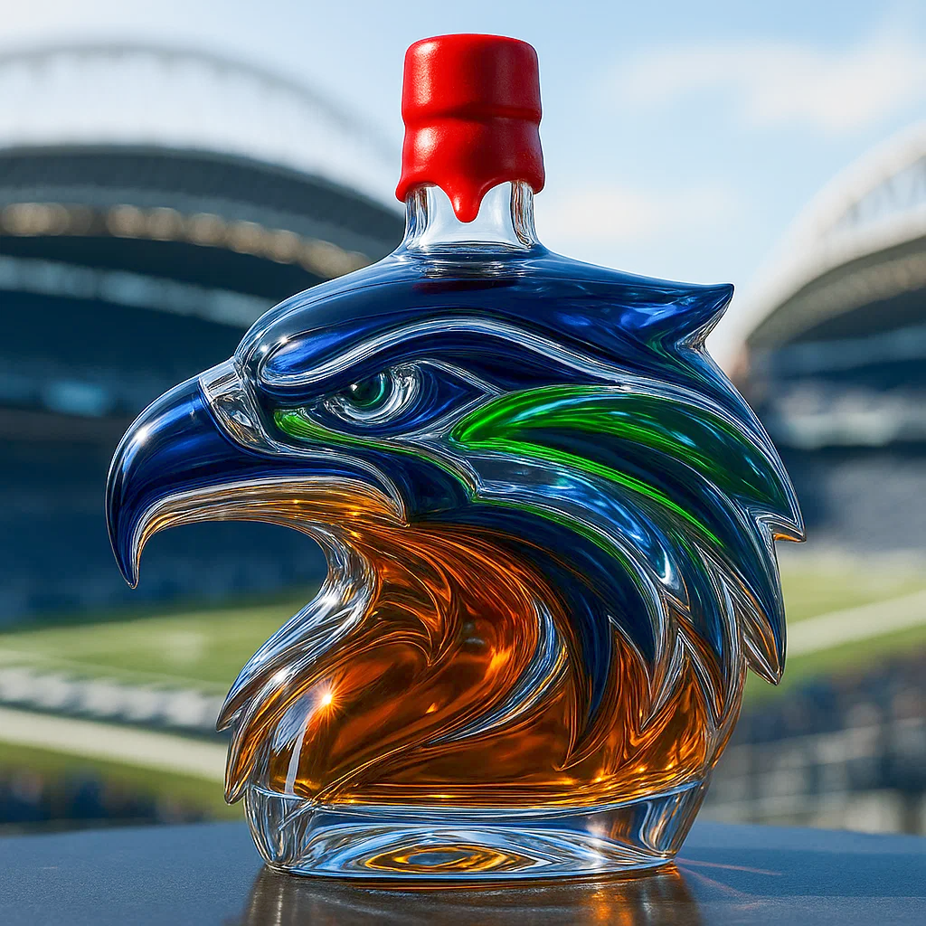 Seahawk Edition Whisky Bottle