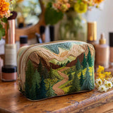 Padded Makeup Bag Canopy Emerald