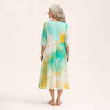 Mireille - Chic and Comfortable Long Fluid Dress