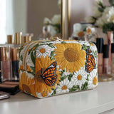 Floral Glow Padded Makeup Bag