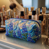Padded Makeup Bag with Floral Design