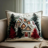 Padded Cushion Cover - Dream of Cold Nights