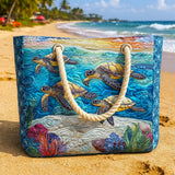 Handmade Beach Bag | Marine Turtle