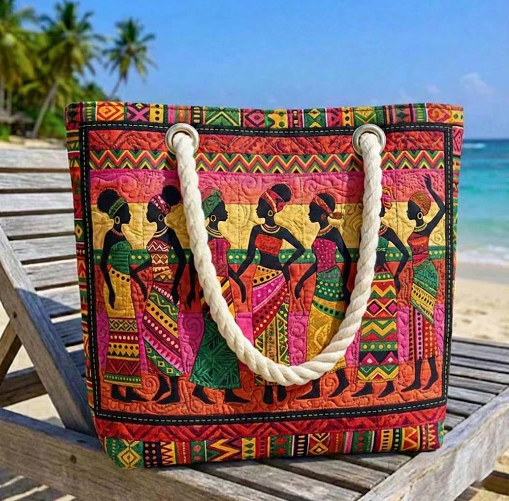 Handmade Beach Bags by the Queens of Melanin
