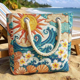 Handmade Hot Halo Beach Bag