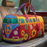 Quilted Travel Bag – Hippie Van
