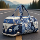 Quilted Travel Bag – Indigo