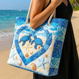Handmade Beach Bag | The Serenity of the Turtle