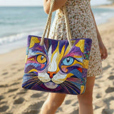 Catitude - Handmade Beach Bag