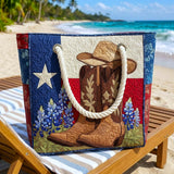 Proudly Handmade Texas Beach Bag
