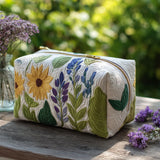 Gentle Meadow Padded Makeup Bag
