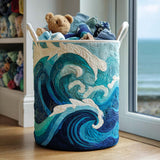 Soft Sea Foam | Handwoven Laundry Basket