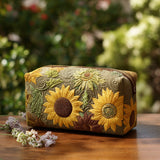 Padded Makeup Bag Golden Field