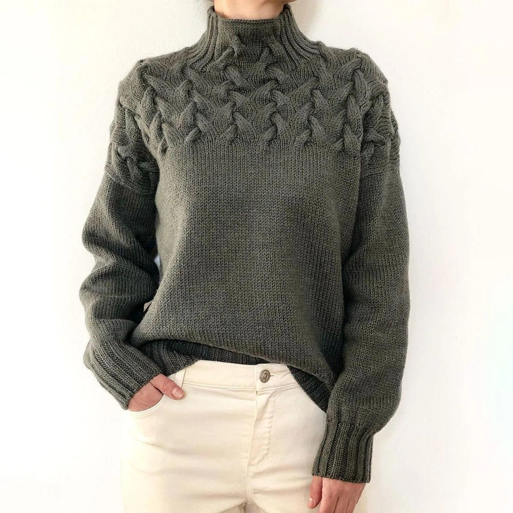 Nina | Warm Knitted Roll Neck