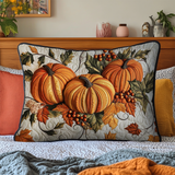 Quilted cushion cover with harvest blessing NCU0NT8354