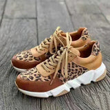 Lucie | Comfortable Leopard Trainers