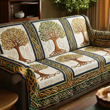 Quilted Sofa Cover with Tree of Life