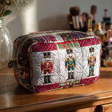 Padded Makeup Bag "Merry Nutcracker"