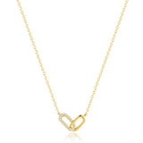 Karine – Delicate silver necklace with small circular pendant