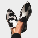 Becca - Cow Print Shoes