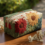 Quilted Makeup Bag Petal Glow