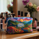 Quilted Makeup Bag Colour Path