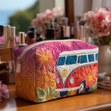Quilted Makeup Bag Road to Rainbow Peaks
