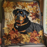 Quilted Blanket Rottweiler's Autumn Breeze