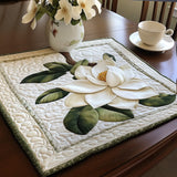 Quilted Rustic Magnolia Bloom Placemat