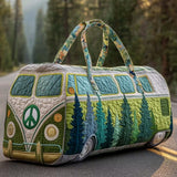 Weekend Bag with Floral Design
