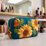 Quilted Makeup Bag Smile Bloom