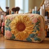 Quilted Makeup Bag "Soft Sun"