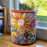 Handmade Laundry Basket | Sunflower in Bloom
