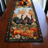 Turkey Design on Quilted Tablecloth