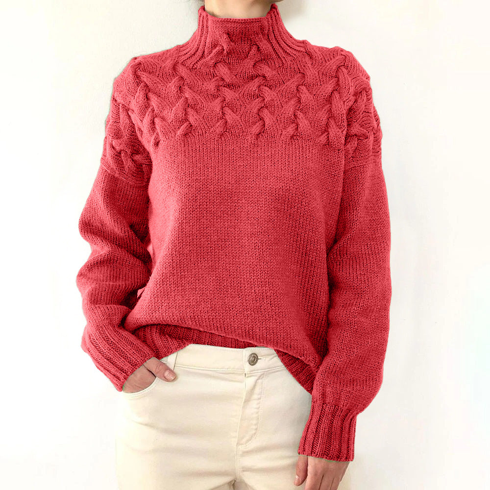 Nina | Warm Knitted Roll Neck