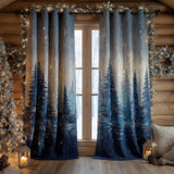 Quilted Curtains Forest