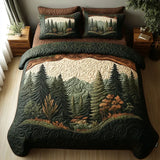 Forest Walk Design Mattress Cover Set of 3 Pieces